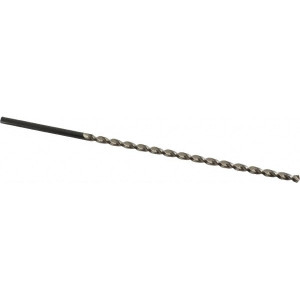 Walter Titex #12 130° 2-Flute High Speed Steel Extra Length Drill Bit Bright Finish, 5-5/16" Flute Length, 7-11/16" OAL, 0.189" Shank Diam, Series A1622 5062502 - 51803864