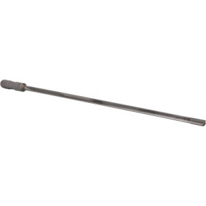 Made in USA 7/16", 18" Flute Length, 19" Depth of Cut, Carbide-Tipped Shank, Single Flute Gun Drill 3/4" Shank Diam, N-8 Nosegrind Point, 115° Point Angle, 3/4" OAL, Bright Finish 100306SR - 08535015