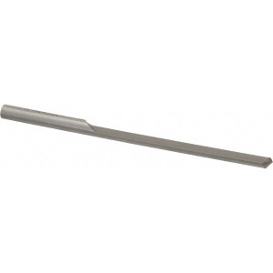 Made in USA #11 118° High Speed Steel Half-Round Drill Bit Bright Finish, 3-1/2" OAL, 2-5/16" Flute Length, for Brass, Copper, Fiberglass, Hard Rubber 300HR 11 - 01158112