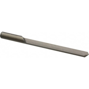 Made in USA 25/64" 118° High Speed Steel Half-Round Drill Bit Bright Finish, 5-1/8" OAL, 3-3/4" Flute Length, for Brass, Copper, Fiberglass, Hard Rubber 300HR 25/64 - 01150259