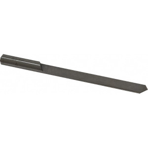 Made in USA Letter V 118° High Speed Steel Half-Round Drill Bit Bright Finish, 5" OAL, 3-5/8" Flute Length, for Brass, Machining Metals 527922 - 60518065