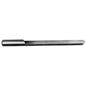 Made in USA 27/64" 118° High Speed Steel Half-Round Drill Bit Bright Finish, 5-3/8" OAL, 3-15/16" Flute Length, for Brass, Copper, Fiberglass, Hard Rubber 300HR 27/64 - 01150275