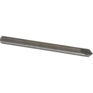 Accupro 1/8" Diam 82° 2-Flute Single End Solid Carbide Chamfer Mill Bright Finish, 1-1/2" OAL, 1/8" Shank Diam 921250082 - 09549916