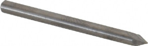 Accupro 1/8" Diam 60° 2-Flute Single End Solid Carbide Chamfer Mill Bright Finish, 1-1/2" OAL, 1/8" Shank Diam 921250060 - 82892589