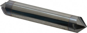 Accupro 1/2" Diam 90°/90° 4-Flute Double End Solid Carbide Chamfer Mill TiCN Finish, 3" OAL, 1/2" Shank Diam 945000090DEC4 - 09551037