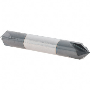 Made in USA Chamfer Mill 187X3/8X2-1/2 90D 4FL CARB ALTIN CHAMFER MILL 64-1420-C - 77867810