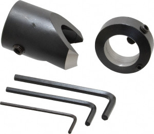 Vernon Devices 1-5/16" Cutter Diam, 7/8" Drill Compatibility, 1/2" Collar Thickness, Adjustable Depth Drill Countersink 90° Incl Angle, 45° Centerline Angle, 1-7/16" Cutter Diam, 2" Cutter Head Length, HSS, Right Hand CCH-CCH8750 - 01336569
