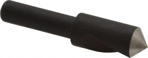 Cleveland Twist Drill 3/8" Head Diam, 1/4" Shank Diam, 1 Flute 100° High Speed Steel Countersink Oxide Finish, 1-21/32" OAL, Single End, Straight Shank, Right Hand Cut C46110 - 63777247