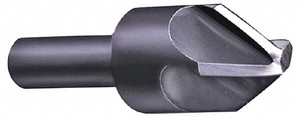Hertel 1/8" Head Diam, 1/8" Shank Diam, 4 Flute 100° High Speed Steel Countersink 1-5/8" OAL, Straight Shank 18573 - 89331144