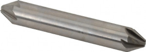 Hertel 1/2" Head Diam, 1/2" Shank Diam, 6 Flute 60° High Speed Steel Countersink 3" OAL, Straight Shank 18313 - 89331557