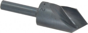 M.A. Ford 5/8" Head Diam, 1/4" Shank Diam, 1 Flute 82° High Speed Steel Countersink Bright Finish, 2-1/4" OAL, 0.06" Nose Diam, Single End, Straight Shank, Right Hand Cut 61062502 - 01051408