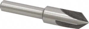 Value Collection 3/8" Head Diam, 1/4" Shank Diam, 3 Flute 82° High Speed Steel Countersink Bright Finish, 2" OAL, Single End, Straight Shank, Right Hand Cut SC4082024 - 02131241