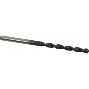 Accupro 3/16" 130° Cobalt Jobber Drill TiAlN Finish, Right Hand Cut, Parabolic Flute, Straight Shank, 3-3/8" OAL, Split Point 1640476A-AC - 05926621