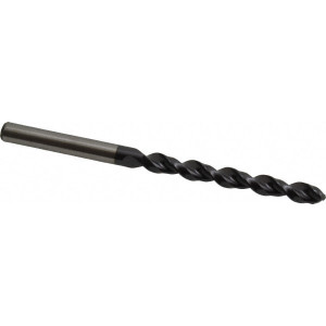 Accupro 6.4mm 130° Cobalt Jobber Drill TiAlN Finish, Right Hand Cut, Parabolic Flute, Straight Shank, 101mm OAL, Split Point 1640640A-AC - 05926977
