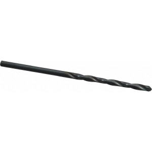 Chicago-Latrobe #43 135° High Speed Steel Jobber Drill Oxide Finish, Right Hand Cut, Spiral Flute, Straight Shank, 2-1/4" OAL, Split Point 45713 - 81131435