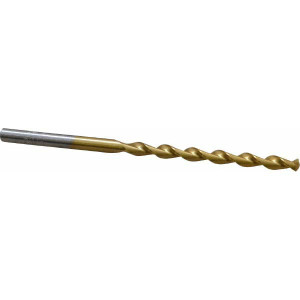 Chicago-Latrobe 9/64" 135° High Speed Steel Jobber Drill TiN Finish, Right Hand Cut, Parabolic Flute, Straight Shank, 2-7/8" OAL, Split Point 53902 - 80902091