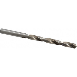 Chicago-Latrobe 19/64" 118° High Speed Steel Jobber Drill Bright Finish, Right Hand Cut, Spiral Flute, Straight Shank, 4-3/8" OAL, Standard Point 46219 - 81384190