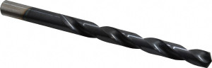 Chicago-Latrobe 11/32" 135° High Speed Steel Jobber Drill TiAlN Finish, Right Hand Cut, Spiral Flute, Straight Shank, 4-3/4" OAL, Split Point 42622 - 03063807