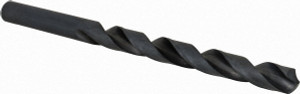 Cle-Line 9/32" 118° High Speed Steel Jobber Drill Oxide Finish, Right Hand Cut, Spiral Flute, Straight Shank, 4-1/4" OAL, Standard Point C22729 - 76643840