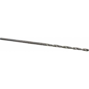 Cleveland Twist Drill #56 118° High Speed Steel Jobber Drill Bright Finish, Right Hand Cut, Spiral Flute, Straight Shank, 1-3/4" OAL, Standard Point C72156 - 63693568