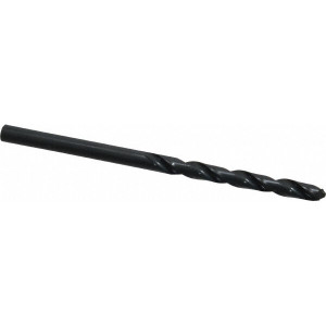 Cleveland Twist Drill 4.1mm 118° High Speed Steel Jobber Drill Oxide Finish, Right Hand Cut, Spiral Flute, Straight Shank, 75mm OAL, Standard Point C71246 - 63689855