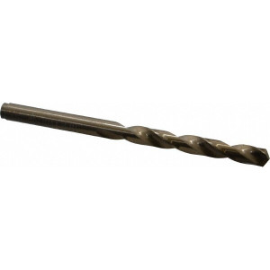 Cleveland Twist Drill 6.7mm 135° Cobalt Jobber Drill Oxide/Gold Finish, Right Hand Cut, Spiral Flute, Straight Shank, 3.98" OAL, Split Point C70113 - 74330804
