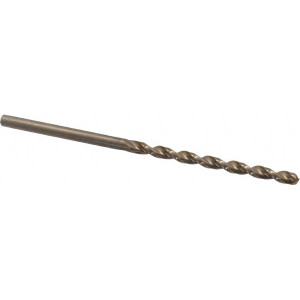Cleveland Twist Drill #39 135° Cobalt Jobber Drill Oxide/Gold Finish, Right Hand Cut, Parabolic Flute, Straight Shank, 2-3/8" OAL, Split Point C16541 - 02146447