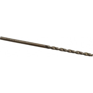 Cleveland Twist Drill #50 135° Cobalt Jobber Drill Oxide/Gold Finish, Right Hand Cut, Parabolic Flute, Straight Shank, 2" OAL, Split Point C16552 - 02146553