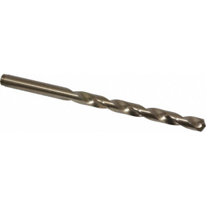 Cleveland Twist Drill Letter D 135° Cobalt Jobber Drill Oxide/Gold Finish, Right Hand Cut, Spiral Flute, Straight Shank, 4" OAL, Split Point C70035 - 74330101