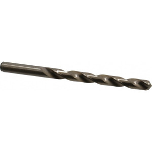 Cleveland Twist Drill 21/64" 135° Cobalt Jobber Drill Oxide/Gold Finish, Right Hand Cut, Spiral Flute, Straight Shank, 4-5/8" OAL, Split Point C70020 - 74329954