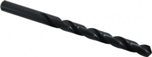 Cleveland Twist Drill Letter Q 118° High Speed Steel Jobber Drill Oxide Finish, Right Hand Cut, Spiral Flute, Straight Shank, 4-3/4" OAL, Standard Point C71087 - 63686174