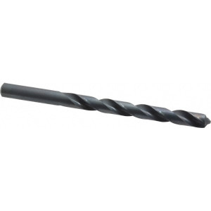 Cleveland Twist Drill Letter R 118° High Speed Steel Jobber Drill Oxide Finish, Right Hand Cut, Spiral Flute, Straight Shank, 4-3/4" OAL, Standard Point C71088 - 63686182