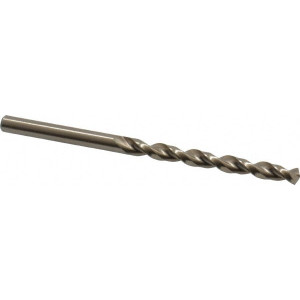 Cleveland Twist Drill 5mm 135° Cobalt Jobber Drill Oxide/Gold Finish, Right Hand Cut, Parabolic Flute, Straight Shank, 3.386" OAL, Split Point C16591 - 02147171