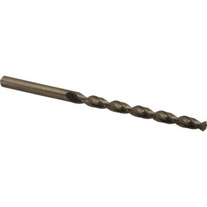 Cleveland Twist Drill #4 135° Cobalt Jobber Drill Oxide/Gold Finish, Right Hand Cut, Parabolic Flute, Straight Shank, 3-3/4" OAL, Split Point C16506 - 02146090
