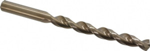 Cleveland Twist Drill 23/64" 135° Cobalt Jobber Drill Oxide/Gold Finish, Right Hand Cut, Parabolic Flute, Straight Shank, 4-7/8" OAL, Split Point C16574 - 02145670