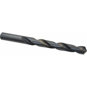 Cleveland Twist Drill 21/32" 118° High Speed Steel Jobber Drill Oxide Finish, Right Hand Cut, Spiral Flute, Straight Shank, 7-1/8" OAL, Standard Point C71042 - 63687420