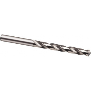 Guhring #14 118° Solid Carbide Jobber Drill Bright Finish, Right Hand Cut, Spiral Flute, 80mm OAL, Faceted Point 9007320046200 - 58579400