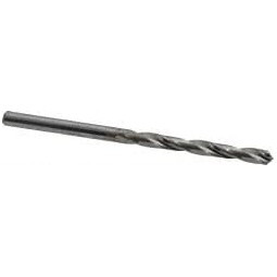 Hertel 9/64" 118° Solid Carbide Jobber Drill Bright Finish, Right Hand Cut, Spiral Flute, Straight Shank, 2-1/2" OAL, Standard Point 79892147 - 79892147
