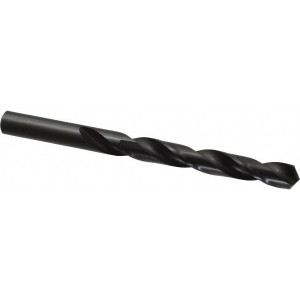 Hertel 14mm 118° High Speed Steel Jobber Drill Oxide Finish, Right Hand Cut, Spiral Flute, Straight Shank, 168mm OAL, Standard Point 301 14.00 - 01076009