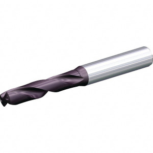 Kennametal 29/64" 140° Solid Carbide Jobber Drill AlTiN Finish, Right Hand Cut, Spiral Flute, Straight Shank, 118mm OAL 6351350 - 95471181
