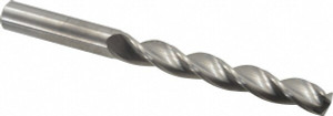 M.A. Ford 5/16" 150° Solid Carbide Jobber Drill Bright Finish, Right Hand Cut, Parabolic Flute, Straight Shank, 3-3/4" OAL, Standard Point 22931250 - 00045864