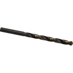 Michigan Drill 17/64" 118° High Speed Steel Jobber Drill Oxide/Gold Finish, Right Hand Cut, Spiral Flute, Straight Shank, 4-1/8" OAL, Split Point 314 17/64 - 00371641