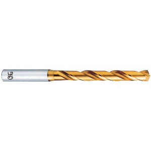 OSG Letter W 130° Cobalt Jobber Drill TiN Finish, Right Hand Cut, Spiral Flute, Straight Shank, 5-27/32" OAL, Standard Point 15386005 - 09593914