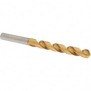 OSG 13mm 120° Vanadium High Speed Steel Jobber Drill TiN Finish, Right Hand Cut, Spiral Flute, Straight Shank, 158mm OAL, Standard Point 62630 - 00334011