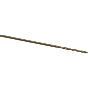 Precision Twist Drill #58 135° Cobalt Jobber Drill Oxide/Gold Finish, Right Hand Cut, Spiral Flute, Straight Shank, 1-5/8" OAL, Split Point 018358 - 78519964