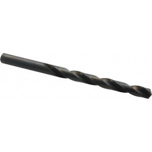 Precision Twist Drill Letter N 135° High Speed Steel Jobber Drill Oxide Finish, Right Hand Cut, Spiral Flute, Straight Shank, 4-3/8" OAL, Split Point 015214 - 78508462