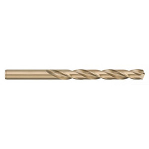 Titan USA Jobber Length Drill Bits, Drill Bit Size (Wire): #42, Drill Bit Size (Decimal Inch): 0.0935, Drill Point Angle: 135, Drill Bit Material: Cobalt, Drill Bit Finish/Coating: Uncoated, Cutting Direction: Right Hand CD50242 - 07226095