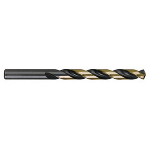 Titan USA Jobber Length Drill Bits, Drill Bit Size (Wire): #10, Drill Bit Size (Decimal Inch): 0.1935, Drill Point Angle: 135, Drill Bit Material: High Speed Steel, Drill Bit Finish/Coating: Uncoated, Cutting Direction: Right Hand CD44710 - 07230048