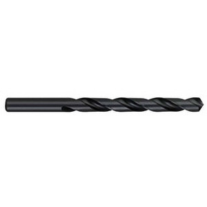 Titan USA Jobber Length Drill Bits, Drill Bit Size (Inch): 33/64, Drill Bit Size (Decimal Inch): 0.5156, Drill Point Angle: 118, Drill Bit Material: High Speed Steel, Uncoated, Cutting Direction: Right Hand CD40033 - 06799373