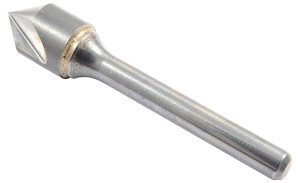 Precise Single Flute 82º Carbide Countersink, 3/8" Body Diameter, 1/4" Diameter of Shank, 2" Overall Length - 2002-0375